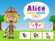 Play World of Alice   Animal Sounds Game on FOG.COM